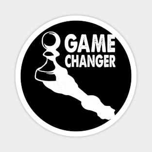 Pawn Game Changer - National Chess Day Checkmate Magnet